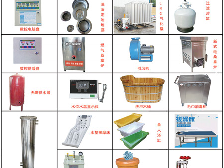 桑拿浴池鍋爐輔機設備、配件